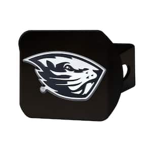 NCAA Oregon State University Class III Black Hitch Cover with Chrome Emblem