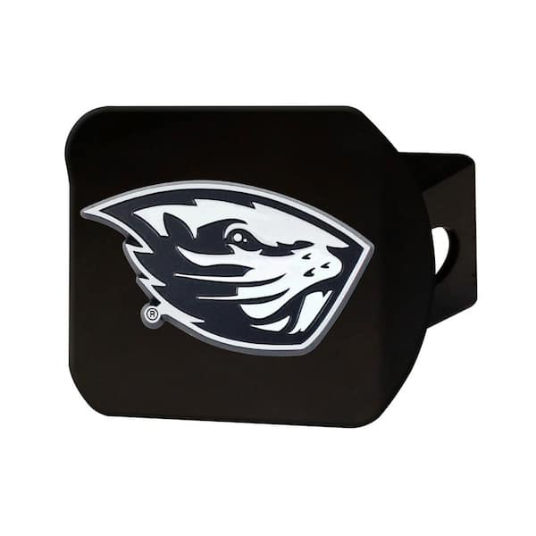 FANMATS NCAA Oregon State University Class III Black Hitch Cover with Chrome Emblem