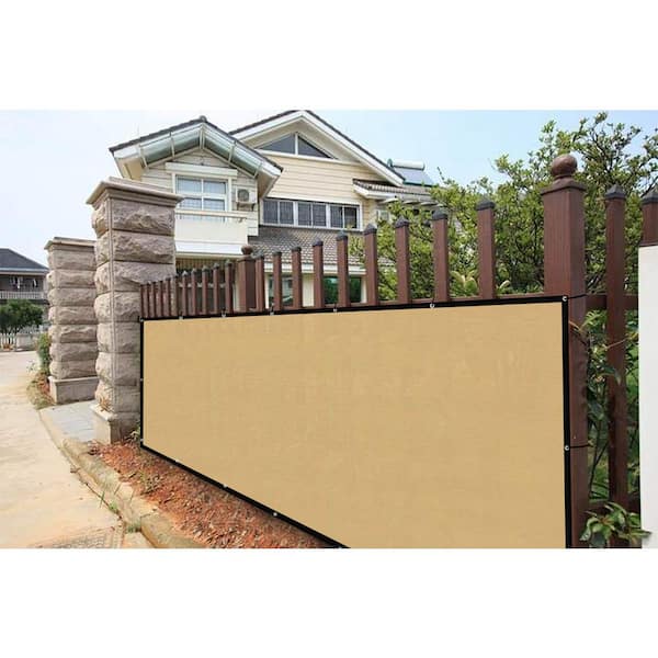 Shade&Beyond 3' X 16' Privacy Screen Fence 170 GSM Fencing Mesh Shade Net Cover For Wall Garden Yard Backyard Indoor