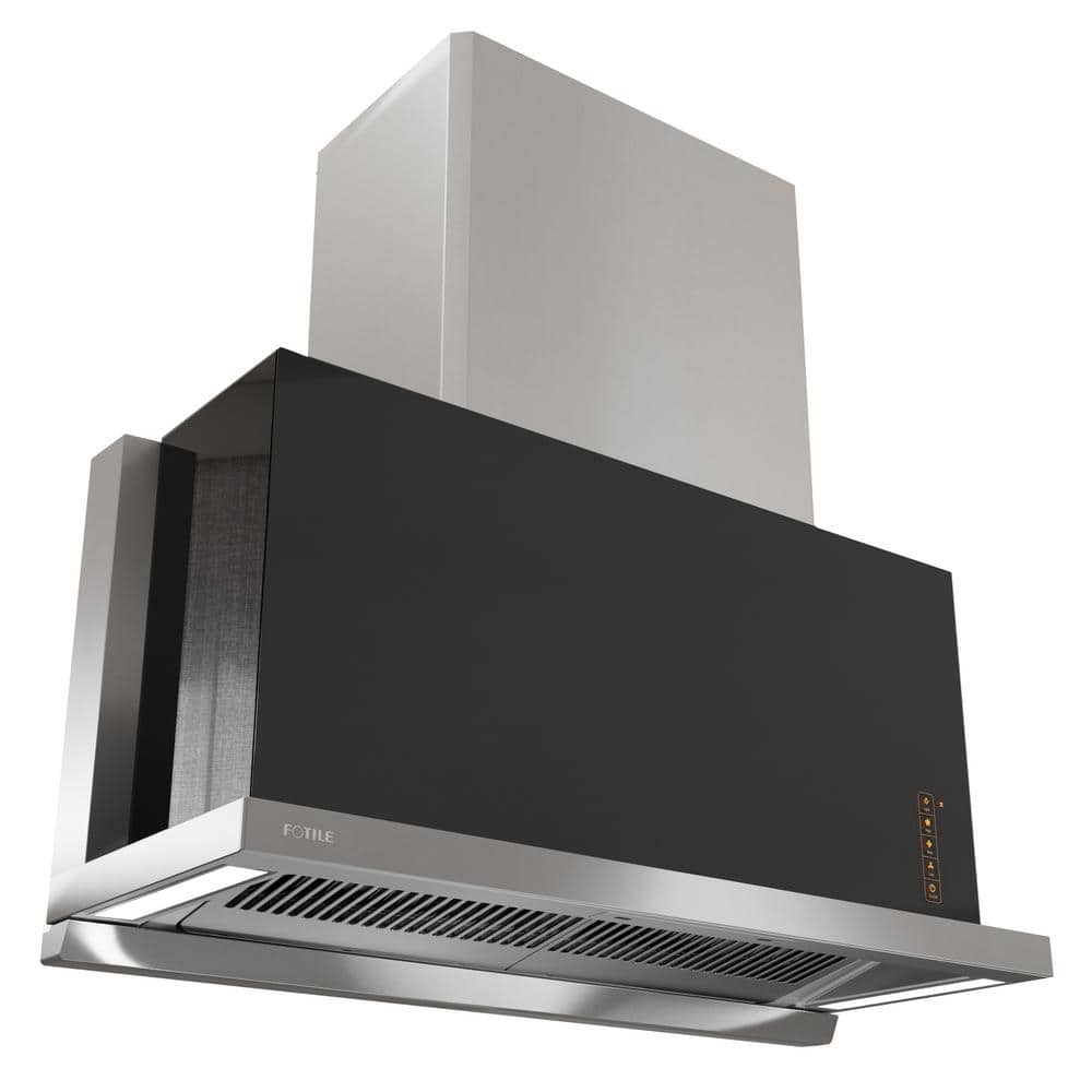 Fotile 36" Stainless Steel and Black Insert Range Hood