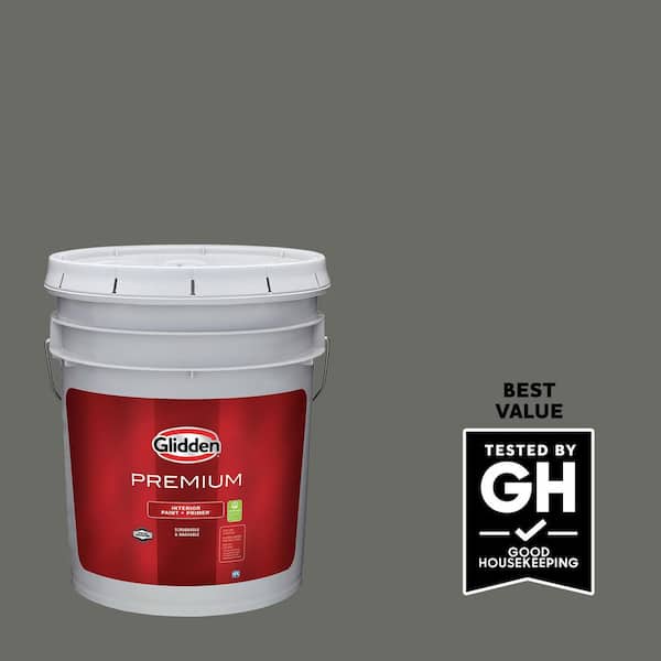 Glidden Premium 5 gal. PPG1009-6 Armory Satin Interior Latex Paint