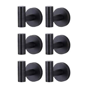 Round shape Knob Robe/Towel Hook in Oil Rubbed Bronze 6-Pieces