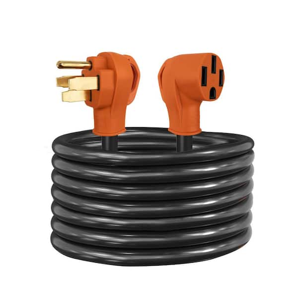 30 ft. STW 6/3 + 8/1 50 Amp 125/250 RV Extension Cord
