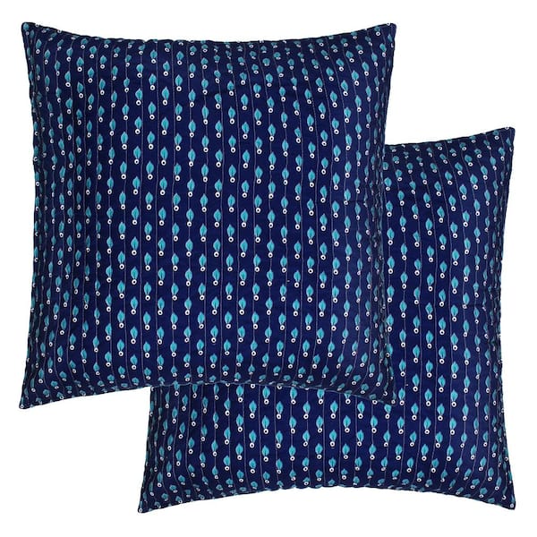 Navy blue quilted euro sham best sale