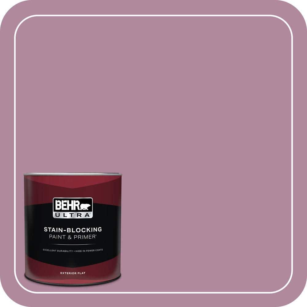 1 qt. #690D-5 Winsome Rose Flat Exterior Paint & Primer price history on PriceWatchPro