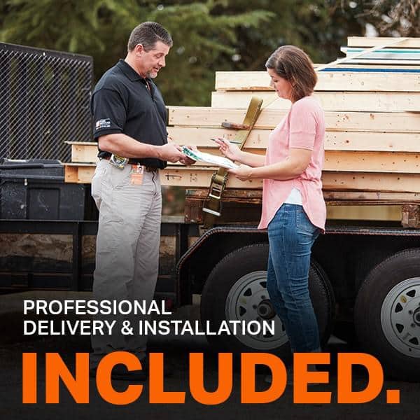 Professionally Assembled Tahoe Vista 6 ft. x 10 ft. Wood Storage Shed (60 sq. ft.)