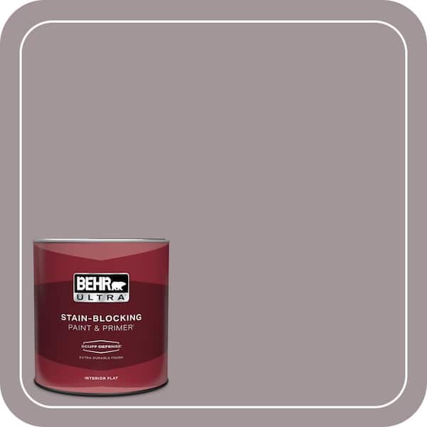 BEHR ULTRA 1 qt. #PPU17-13 Heather Plume Extra Durable Flat Interior Paint & Primer