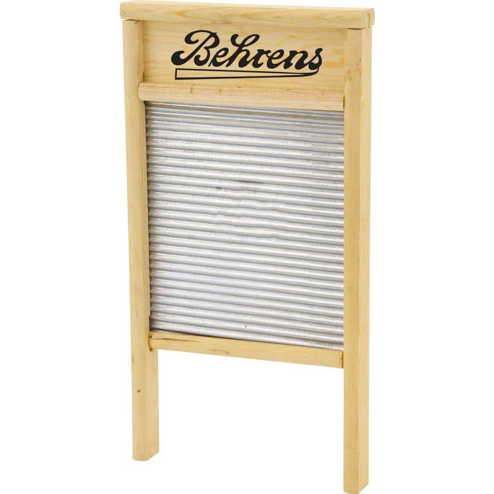 Behrens 24.5 in. H x 12.5 in. W Galvanized Washboard BWBG12X - The Home  Depot