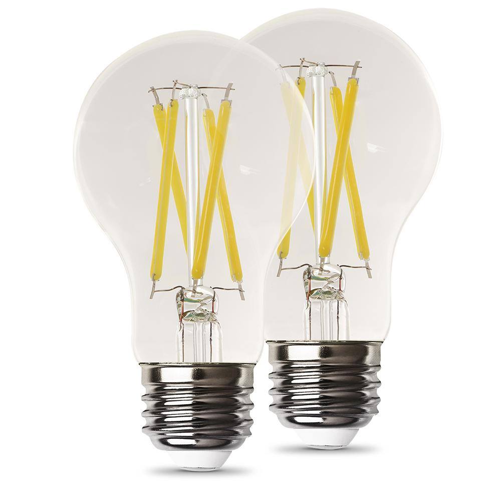 100-Watt Equivalent A19 Dimmable CEC 90 Plus CRI Indoor LED Light Bulb, Bright White (2-Pack) price history on PriceWatchPro
