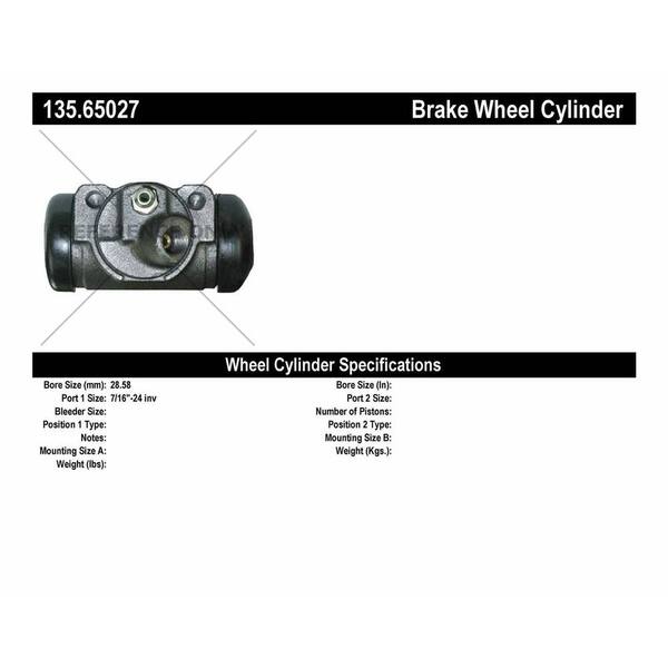 Centric Parts Drum Brake Wheel Cylinder