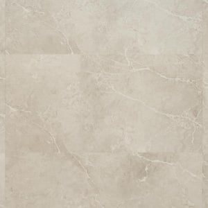 Duren Marbello Beige 28MIL x 18 in. W x 36 in. L Glue Down Waterproof Luxury Vinyl Plank Flooring (36 sqft/case)