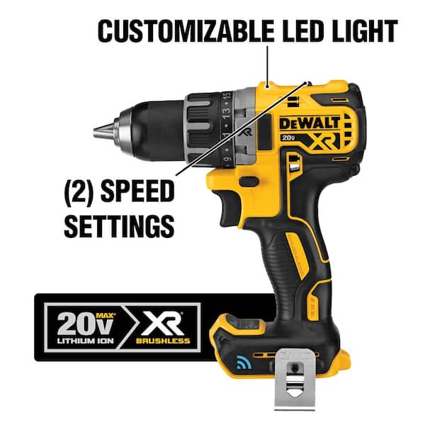 DEWALT 20V MAX XR with Tool Connect Cordless Brushless 1/2 in