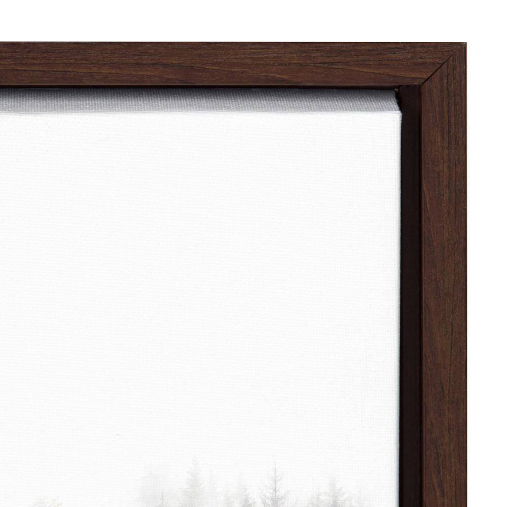 Lush Green Forest Landscape Framed Canvas Print, 23" x 33"