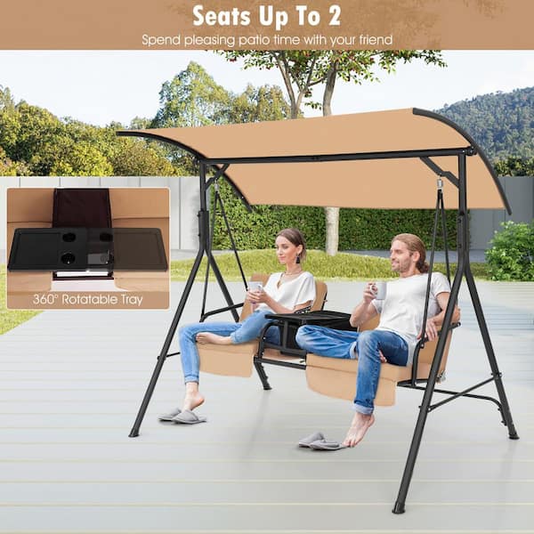 Mainstays 2 person canopy best sale porch swing