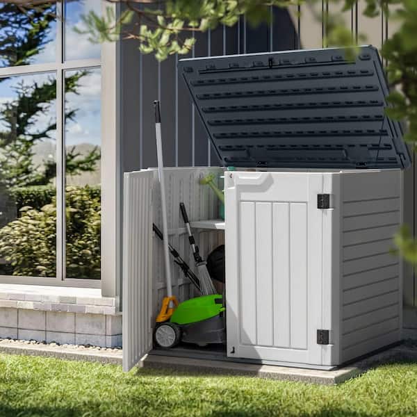 4 ft. 2 in. x 2 ft. 5 in. 205 Gal. Horizontal Resin Storage Deck Box