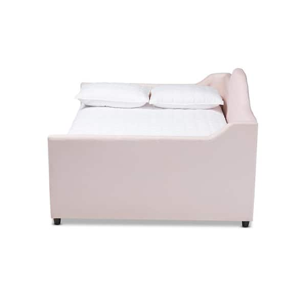 Baxton Studio Perry Light Pink Full Daybed 156 9448 HD The Home