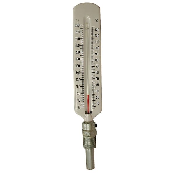 Boshart THW8-S2-280 Hot Water Straight Thermometer