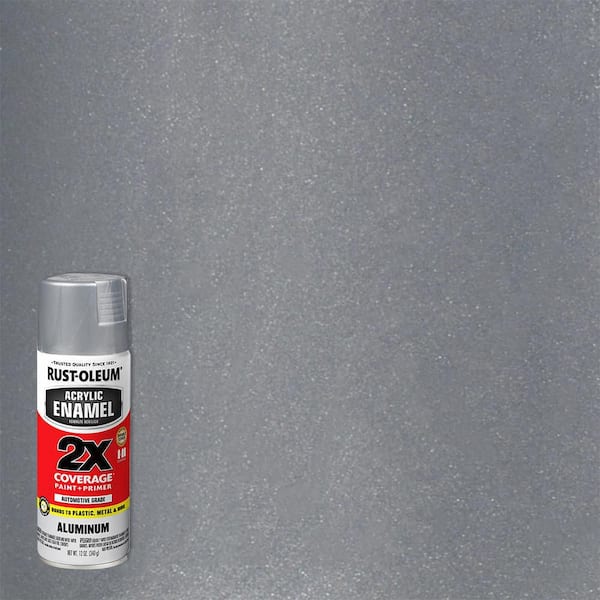 Rust-Oleum Automotive 11 oz. Acrylic Enamel 2X Aluminum Spray Paint (6 ...