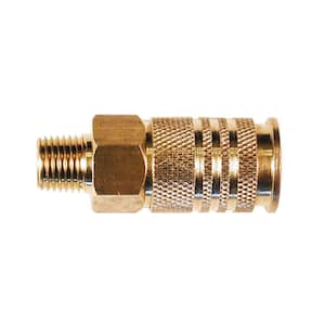 1/4 in. Universal Brass Coupler with 1/4 in. Male NPT