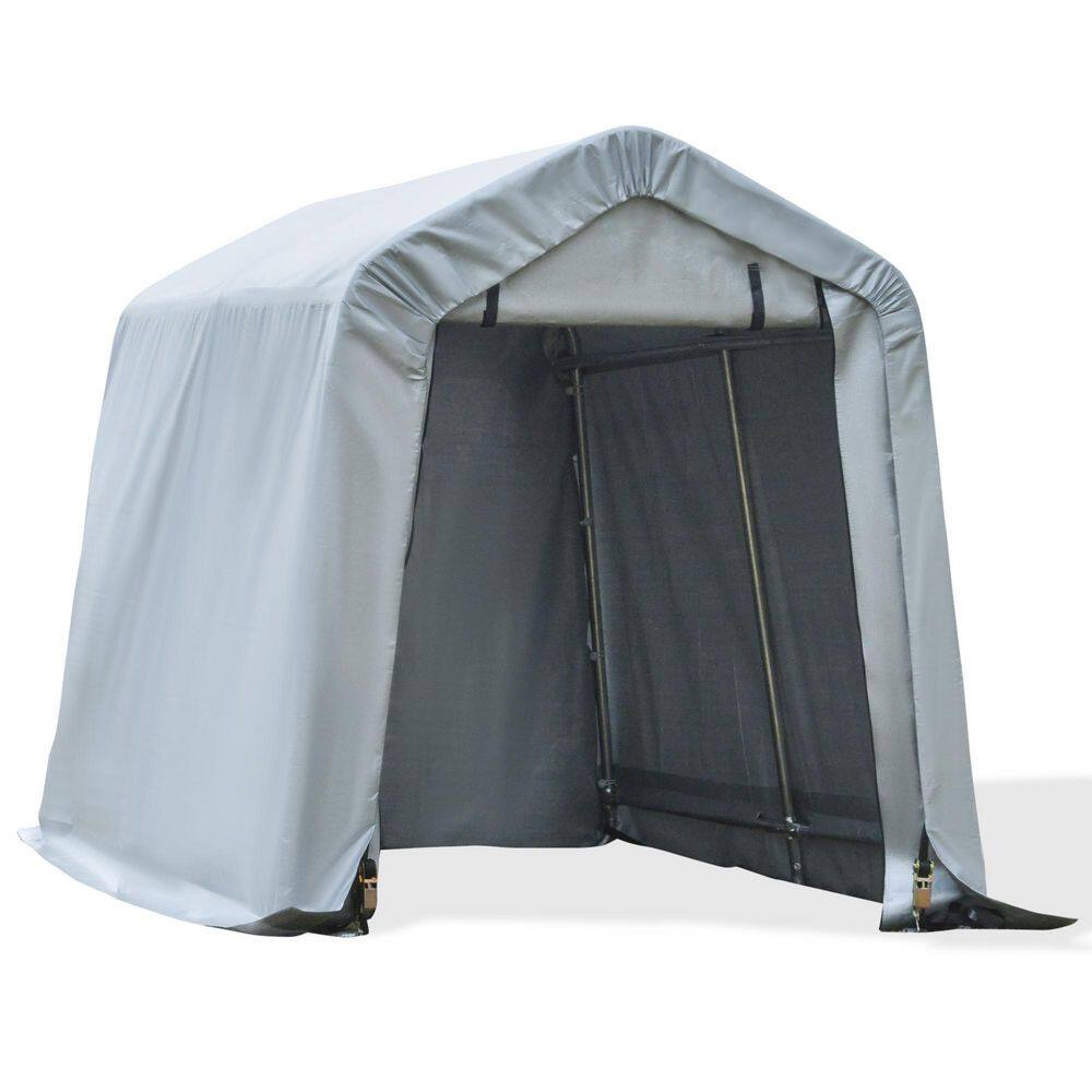 5.8 ft. W x 7.8 ft. D x 5.8 ft. H Light Grey Roof Steel Carport price history on PriceWatchPro