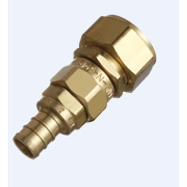Kitec Transition Fitting 1/2 in. PEXALPEX Comp x 1/2 in. Crimpex (PEX