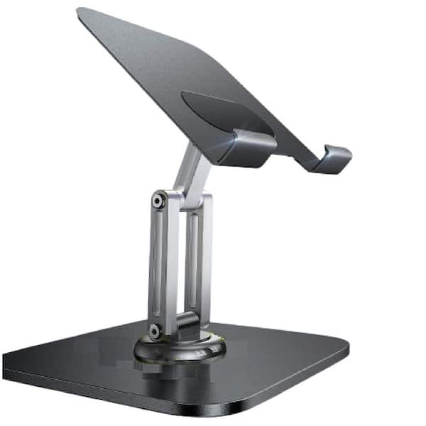 OBJLGEV Adjustable Tablet Stand Holder for Desk with 360° Rotation for iPad/Tablet/Monitor 12.9-4.7 Sturdy Foldable Design