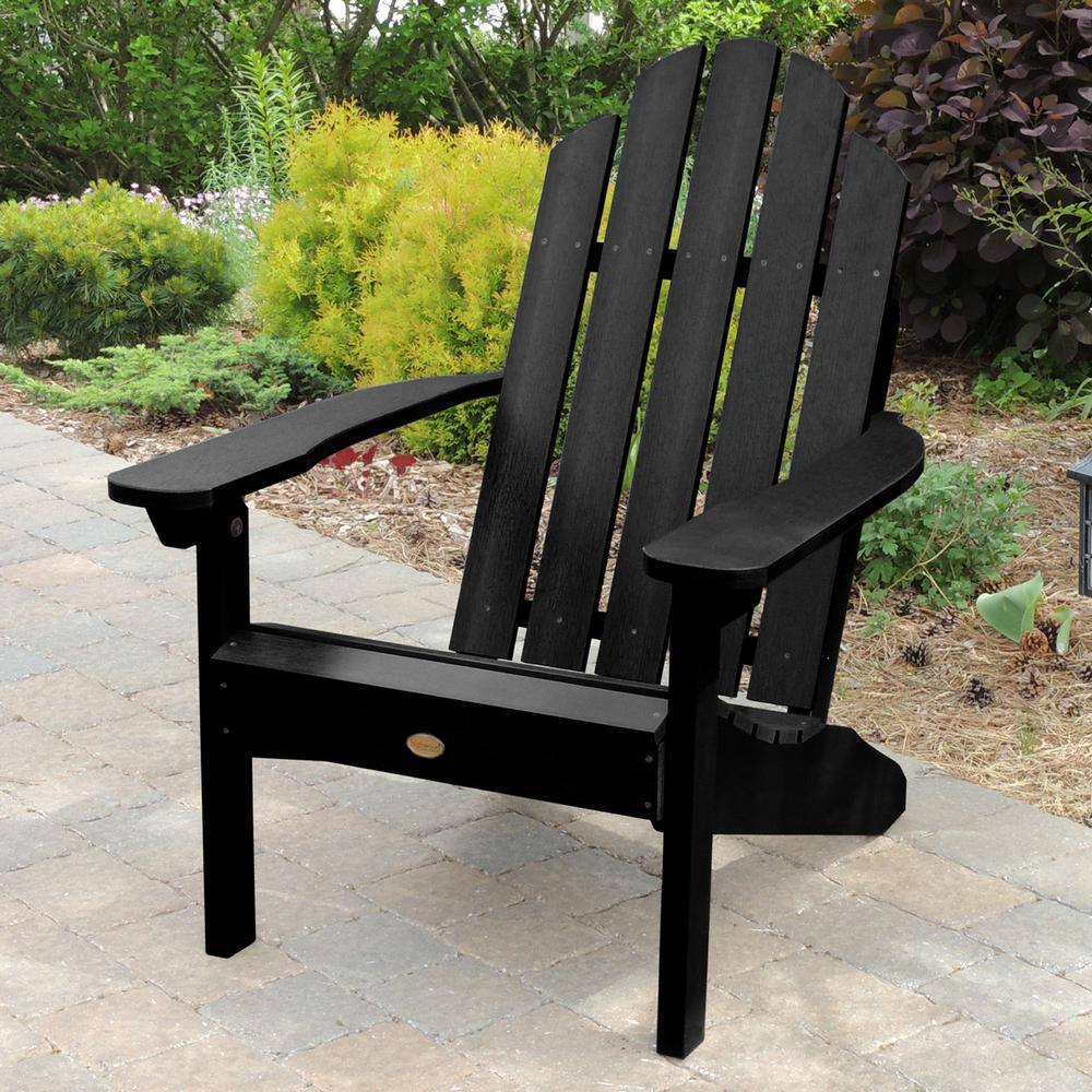 Classic Wesport Black Recycled Plastic Adirondack Chair price history on PriceWatchPro
