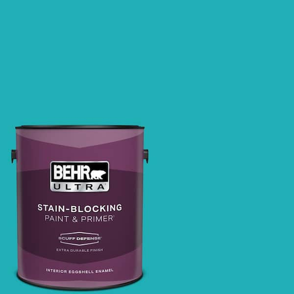 BEHR ULTRA 1 gal. #500B-5 Mermaid Treasure Extra Durable Eggshell Enamel Interior Paint & Primer