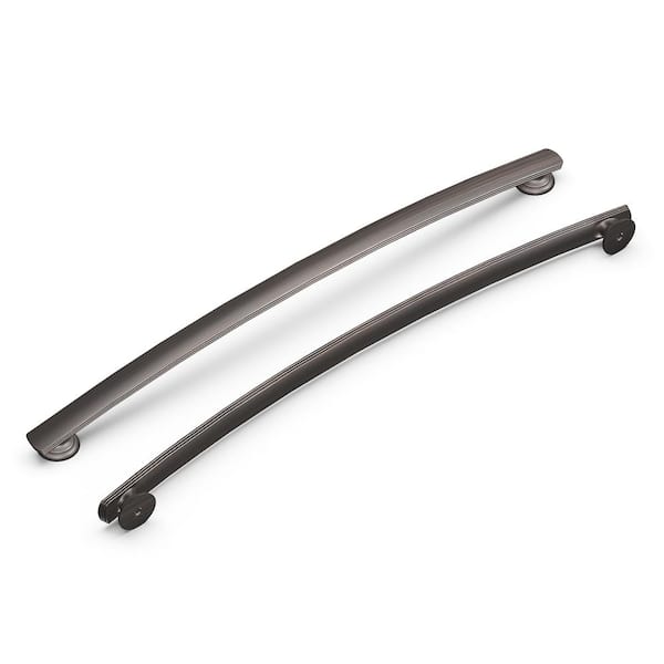 HICKORY HARDWARE American Diner 12 in. Modern Arch Cabinet Pull Vintage Bronze Handle for Kitchen, Bathroom, and Furniture (5 Pack)