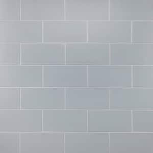 Projectos Cloud Grey 3-7/8 in. x 7-3/4 in. Ceramic Floor and Wall Tile (11.0 sq. ft./Case)