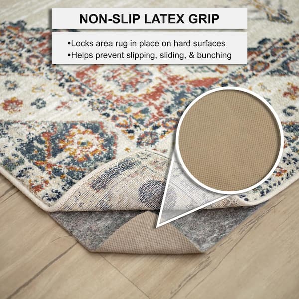 Durable Hard Surface and Carpet Non-Slip Rug Pad - 4' x 6