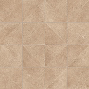 Aspdin Rigato Cotto 9-3/4 in. x 9-3/4 in. Porcelain Floor and Wall Tile (10.88 sq. ft./Case)