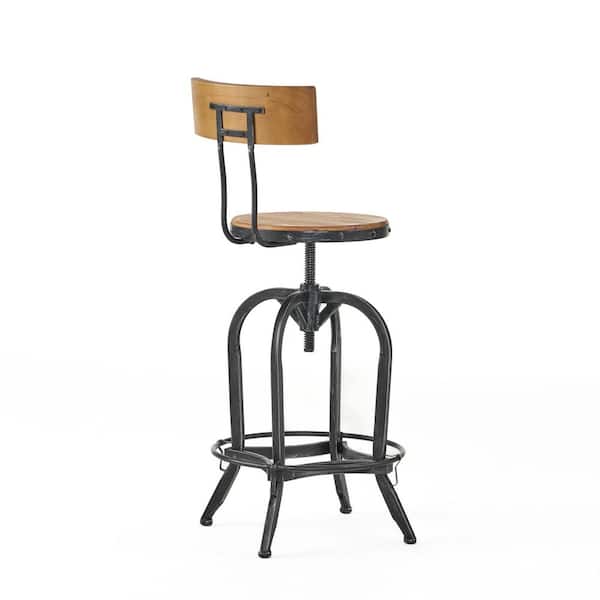 39 in. Ximen Antique Adjustable Bar Stool