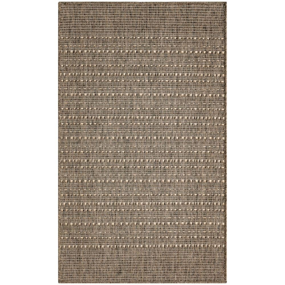 Tulum Brown 2 ft. x 3 ft. All-Over Design Contemporary Area Rug price history on PriceWatchPro