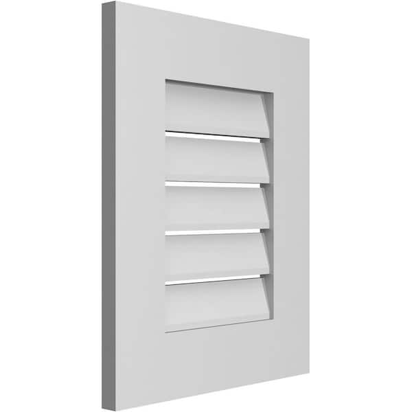 Grille alvéolée retour American Louver, Surface Mount, 10 x 10, blanc, PK2