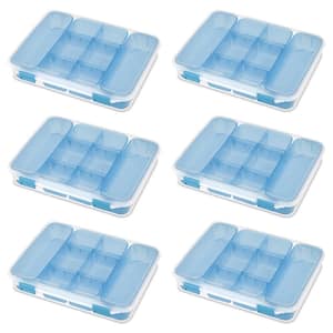 6.0 Qt. Divided Storage Case for Crafting and Hardware (6-Pack) 14028606
