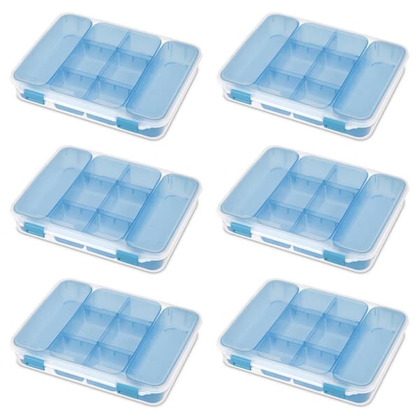 6.0 Qt. Divided Storage Case for Crafting and Hardware (6-Pack) 14028606