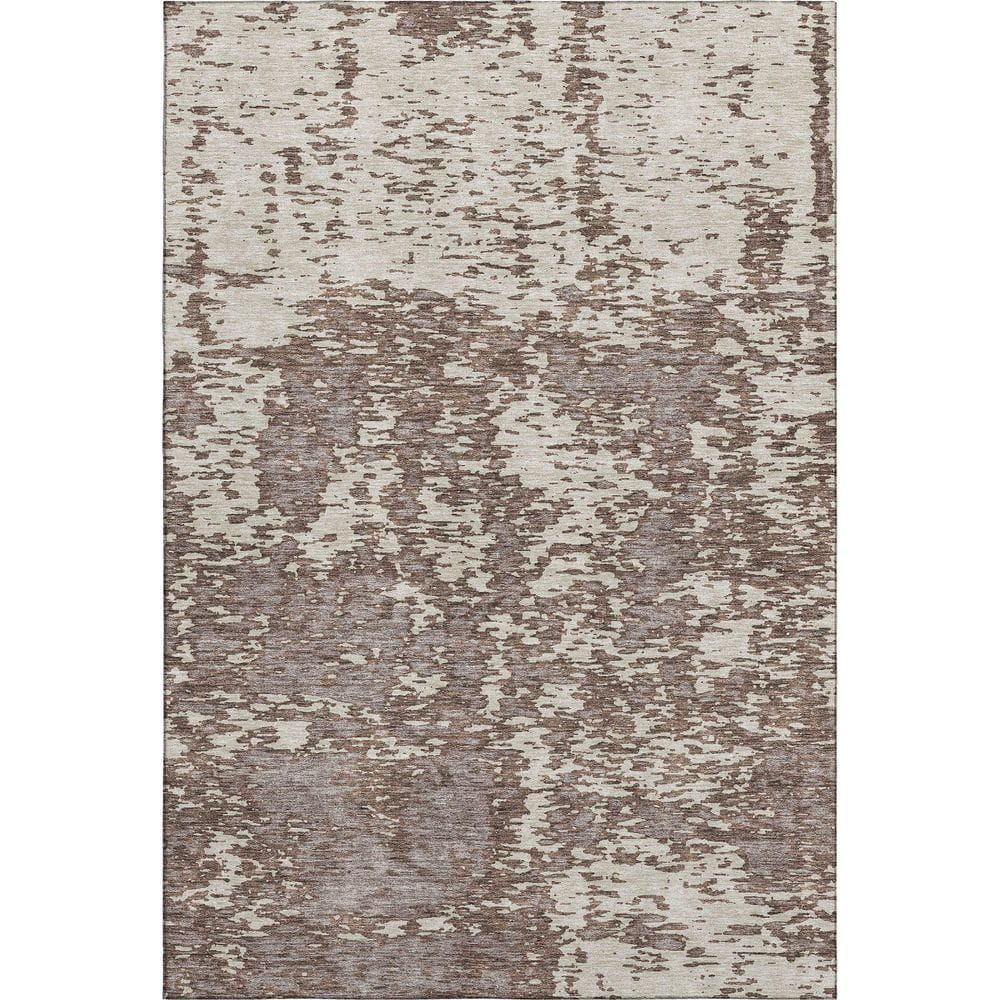 Mayfield Premium Machine Washable Abstract AMF946 Brown 9 ft. x 12 ft. Area Rug price history on PriceWatchPro