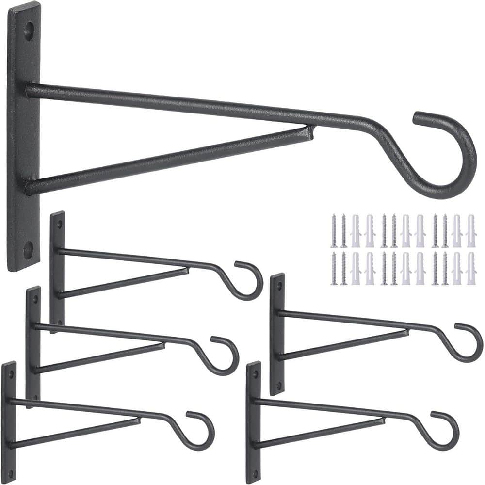 Hanging Plant Hooks 6 in. Metal Outdoor Bracket for Fence Lantern Wind Chime 6 Pack price history on PriceWatchPro