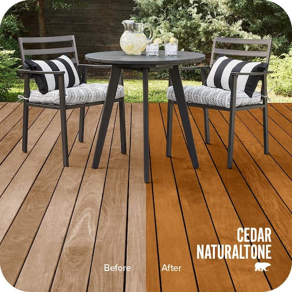 8 oz. #ST-533 Cedar Naturaltone Semi-Transparent Waterproofing Exterior Wood Stain and Sealer Sample