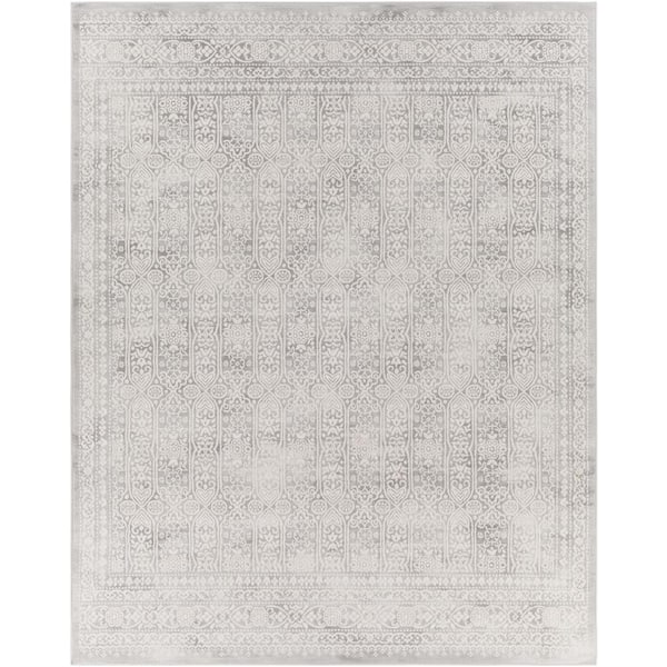 Livabliss Errol Taupe 7 ft. 10 in. x 10 ft. Oriental Distressed Area Rug