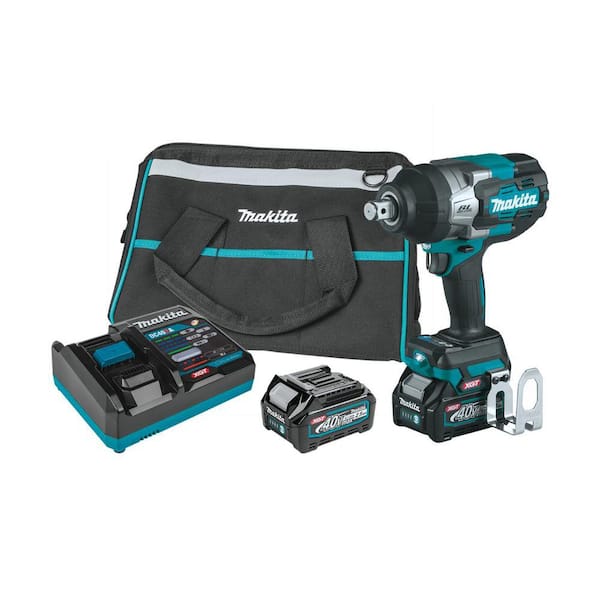 Makita 40V Max XGT Brushless Cordless 4-Speed High-Torque 3/4 in. Impact Wrench Kit w/Friction Ring Anvil 2.5Ah