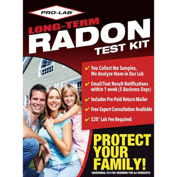 PRO-LAB Long Term Radon Gas Test Kit