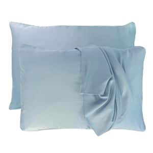 Luxury 100% Viscose from Bamboo Standard Pillowcases (Set of 2) - Sky