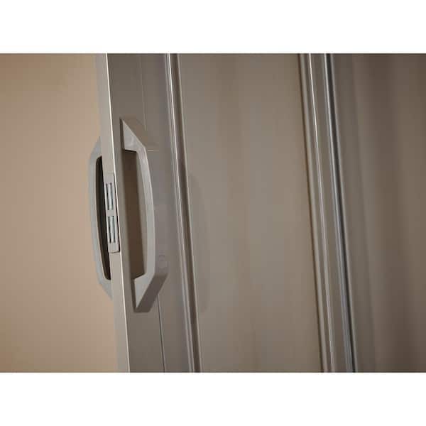Spectrum Sienna 36 in. x 80 in. Grey Vinyl Accordion Door with