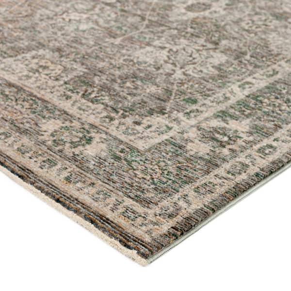 Yarra Vintage 7 ft. 10 in. x 10 ft. Gray Rug