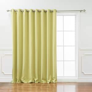 Wide Basic 100 in. W x 84 in. L Blackout Curtain in Sage