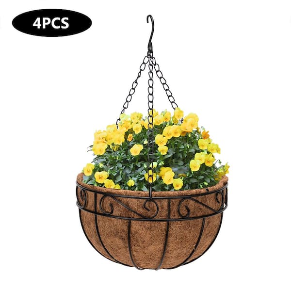 Strong Wire 16" Hanging Basket complete with Chains Multi Buy Discounted Deals 