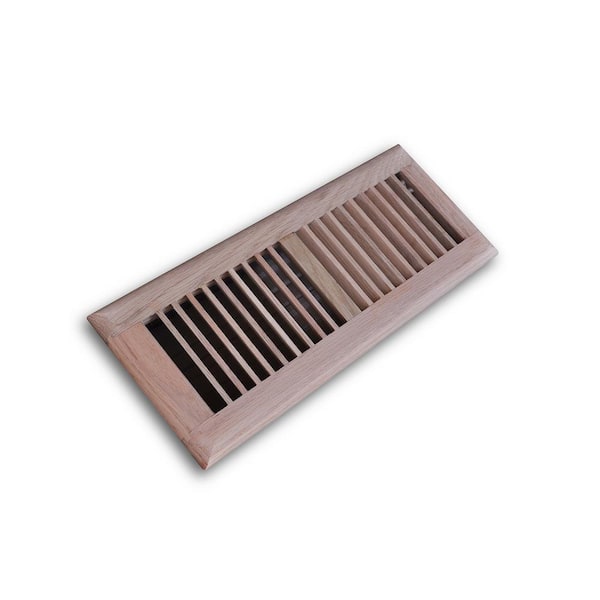 Oak Floor Register For 2x12 Inch Duct Holes - Flush Jamaica - View #8
