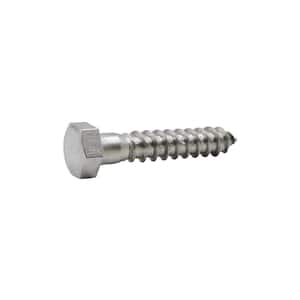 3/8 in. x 2 in. Hex Head Hex Drive Stainless Steel Lag Screw